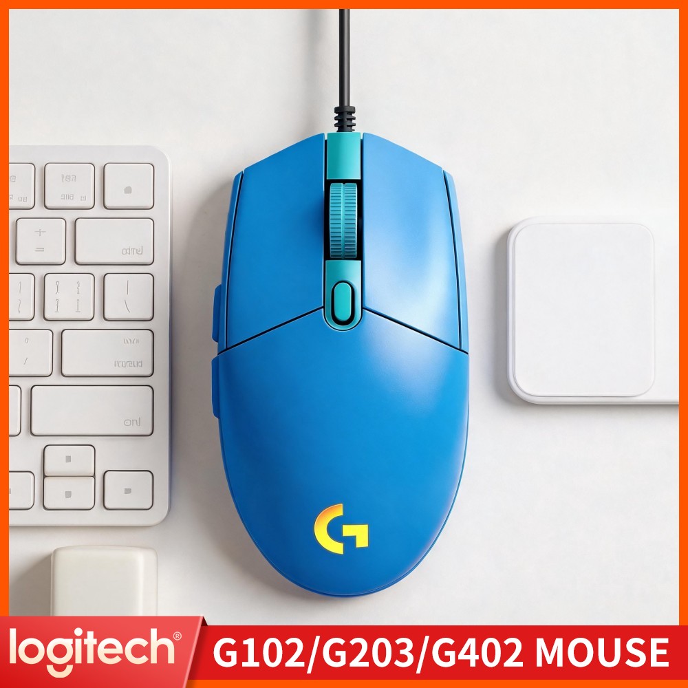 Logitech Mouse G203 - Mouse Gaming Berkabel Logitech G203 Tombol
