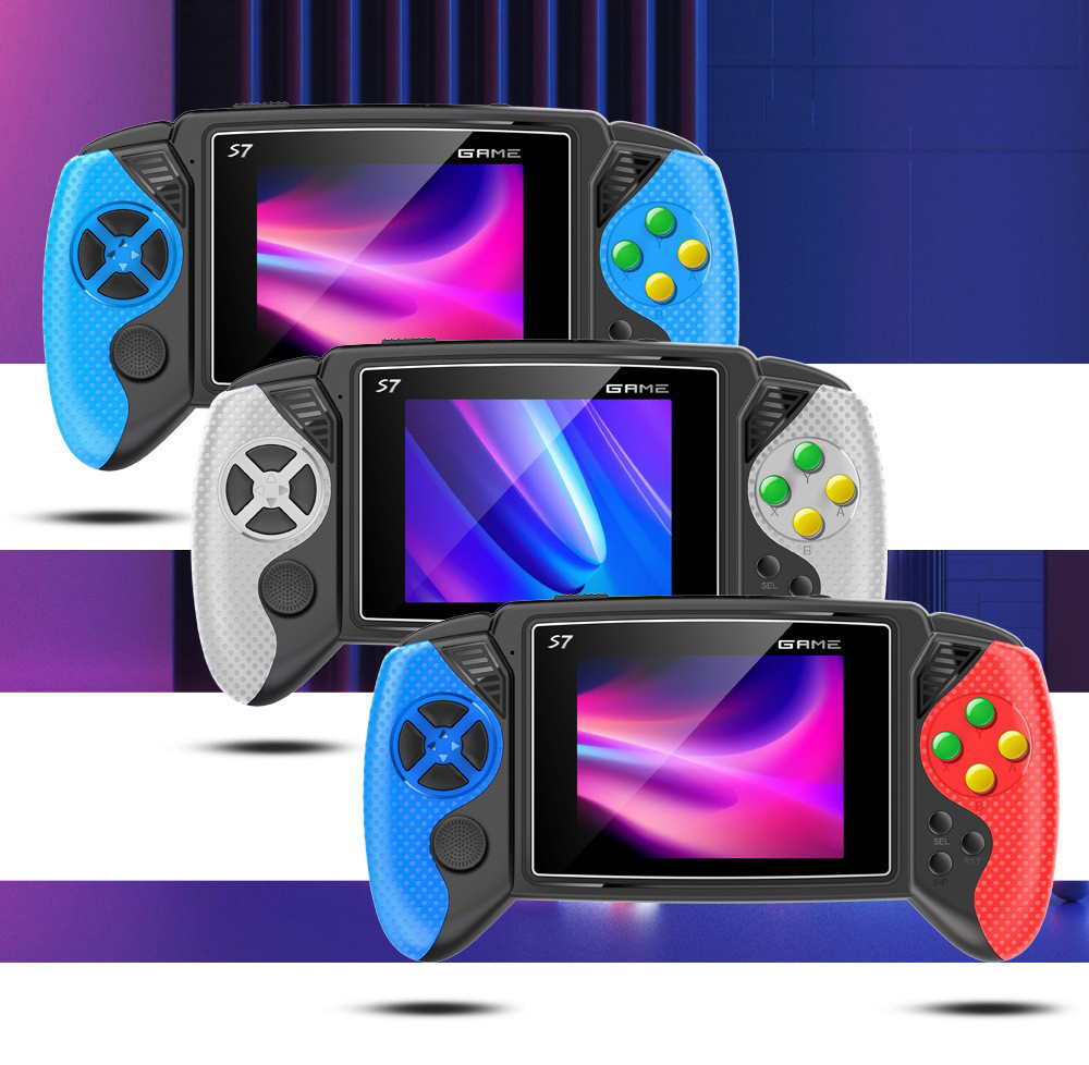 Retro Gaming Handheld Console - Konsol Game Genggam Retro S7 Layar