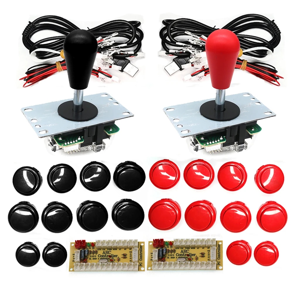 Arcade Stick Joystick - SANWA konsol permainan mesin Arcade Kit