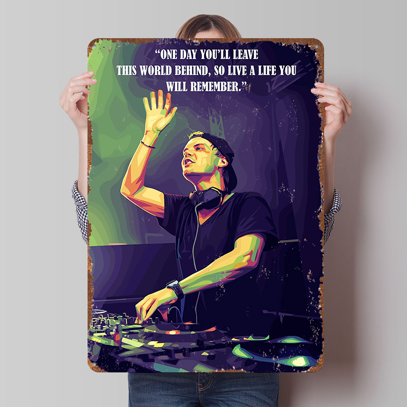 Retro Gaming Quotes - Poster Cetak Kutipan Avicii, Seni Dinding