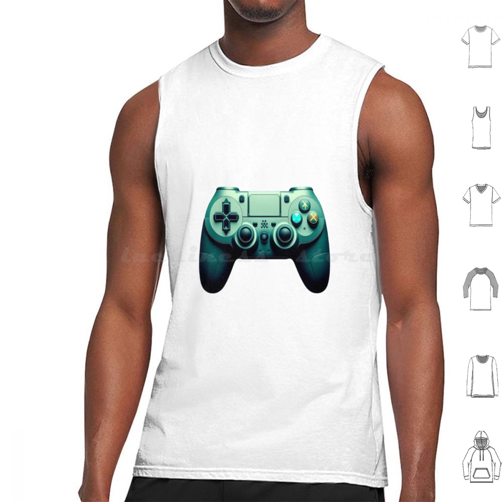 Retro Gaming Design - Kaus Tank Top Desain Konsol Video