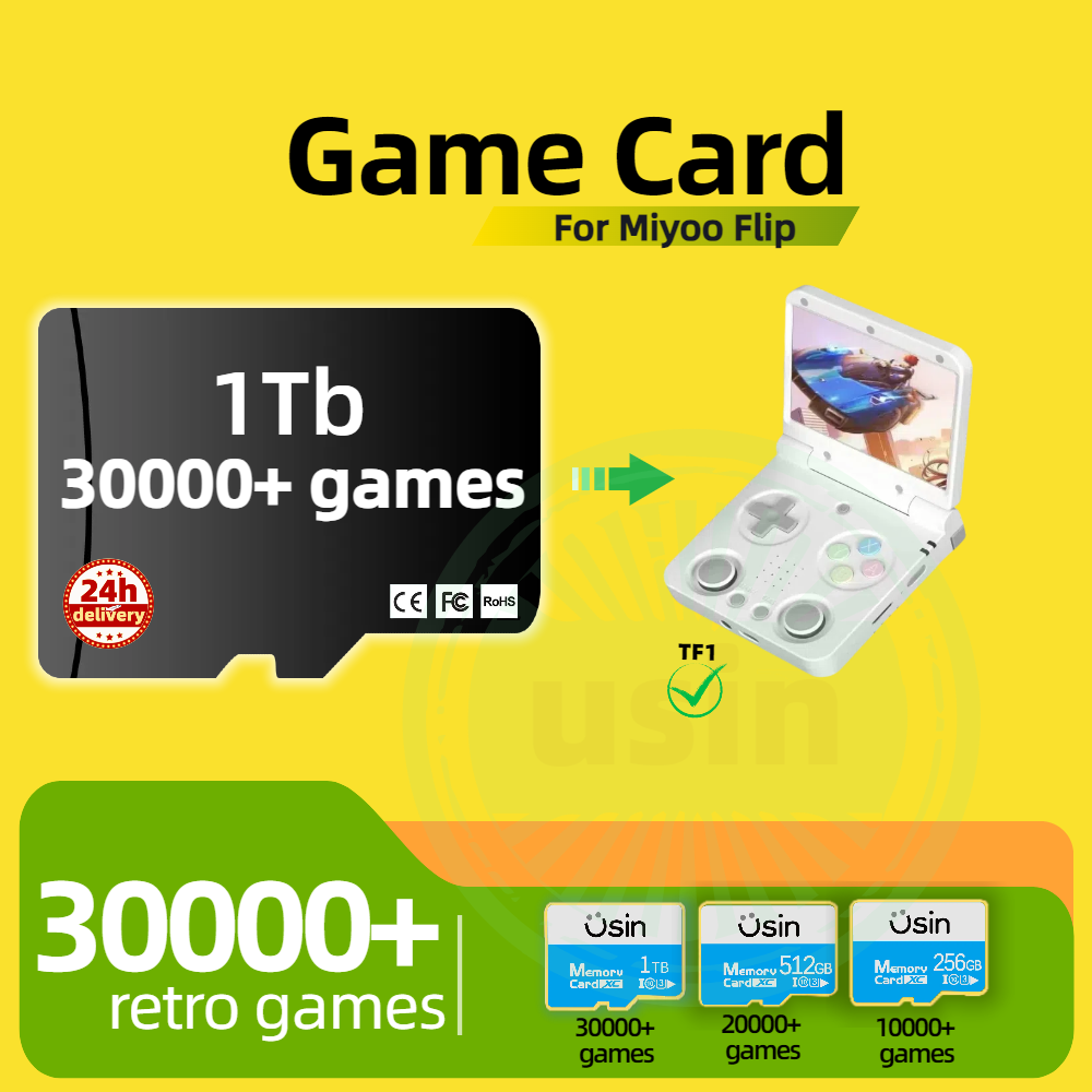 Memory Card Ps1 - Kartu Permainan untuk Miyoo Flip 30000