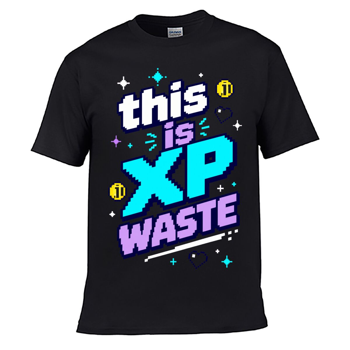 Retro Gaming Quotes - Kaos Kasual Retro Pixel Gaming Quote