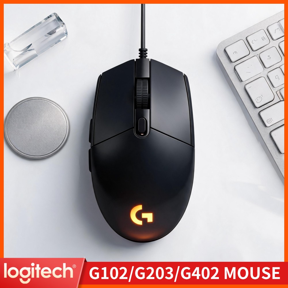 Logitech Mouse G203 - Mouse Gaming Berkabel Logitech G203 Tombol