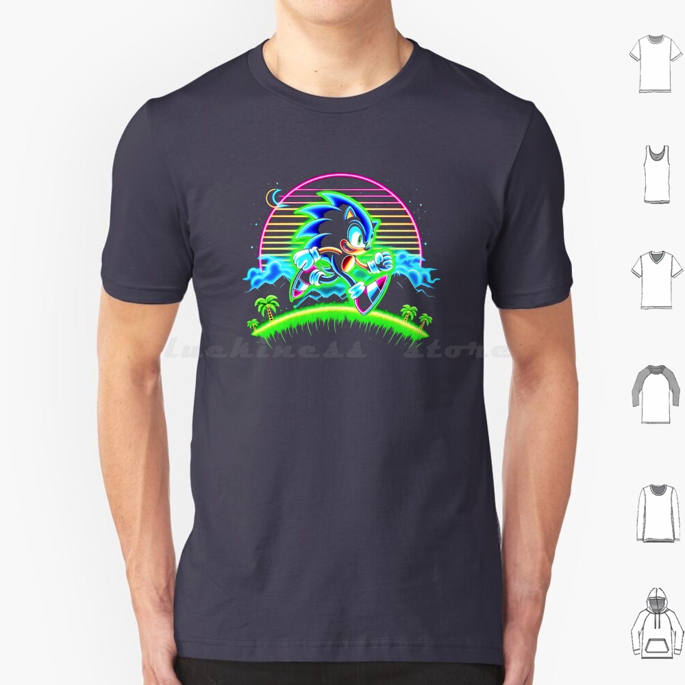 Retro Gaming Icons - Kaos Neon Pria Wanita Anak-anak 6xl