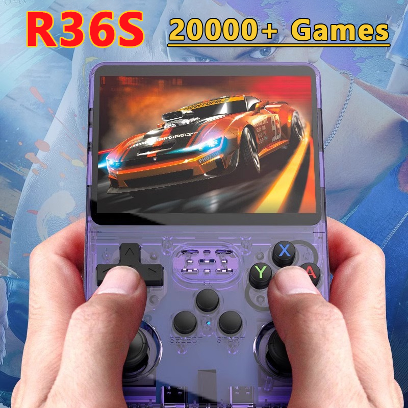 Retro Gaming Os Linux - Konsol Game Genggam Retro R36S Baru