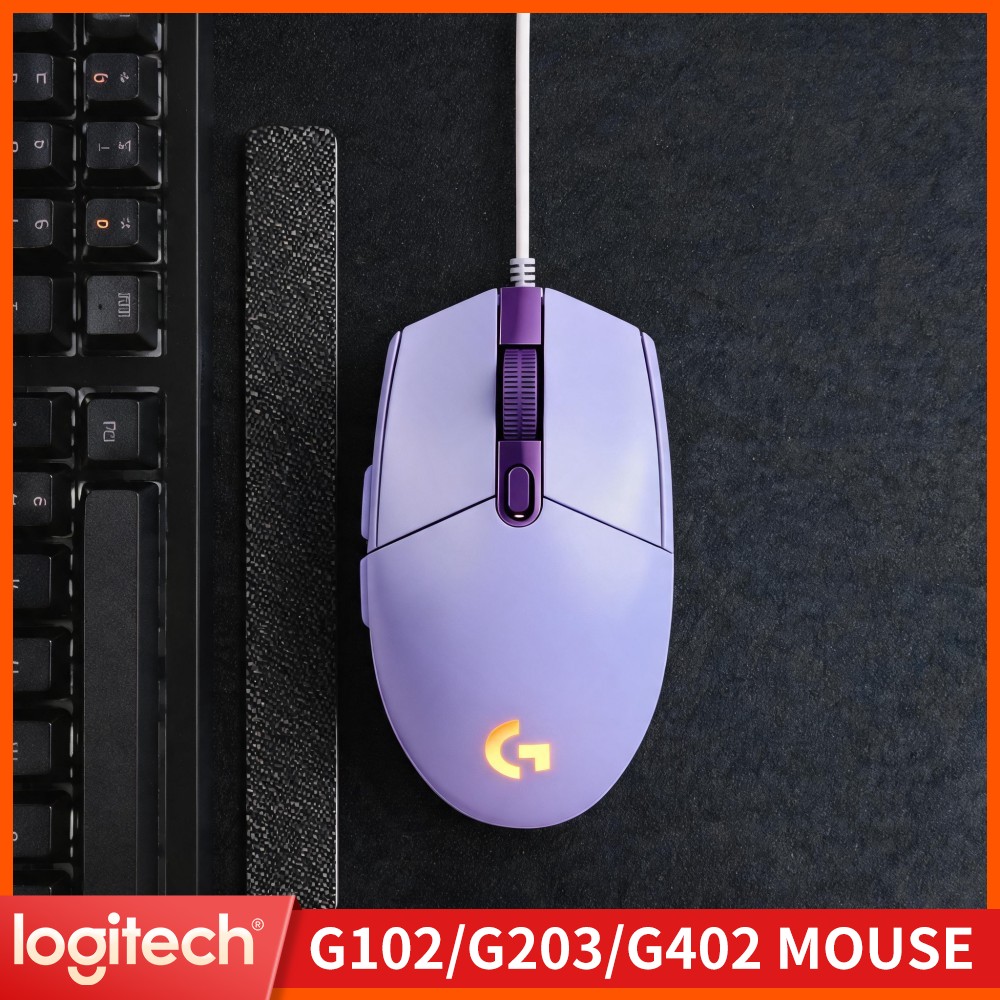 Logitech Mouse G203 - Mouse Gaming Berkabel Logitech G203 Nyaman