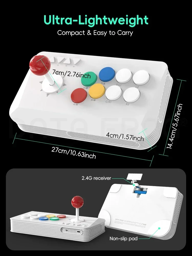 DATA FROG 2.4G Pengontrol Stik - Arcade Stick Joystick ulasan dan harga
