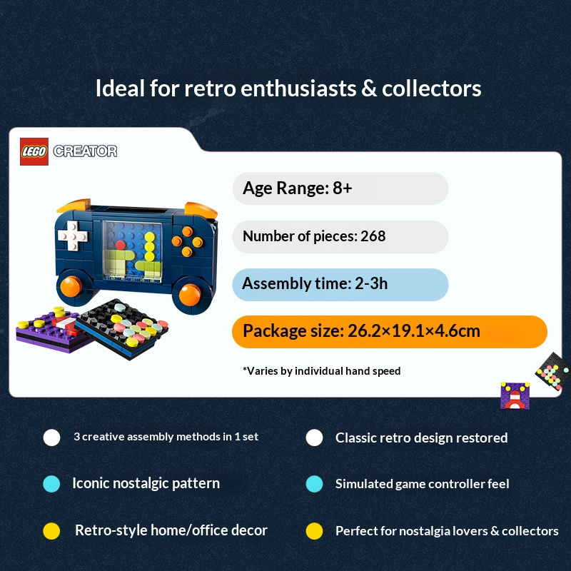 LEGO Creator 3in1 Building Blo - Retro Gaming Expo ulasan dan harga