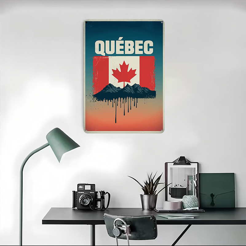 Poster Cetak Perjalanan Quebec - Retro Gaming Quebec ulasan dan harga