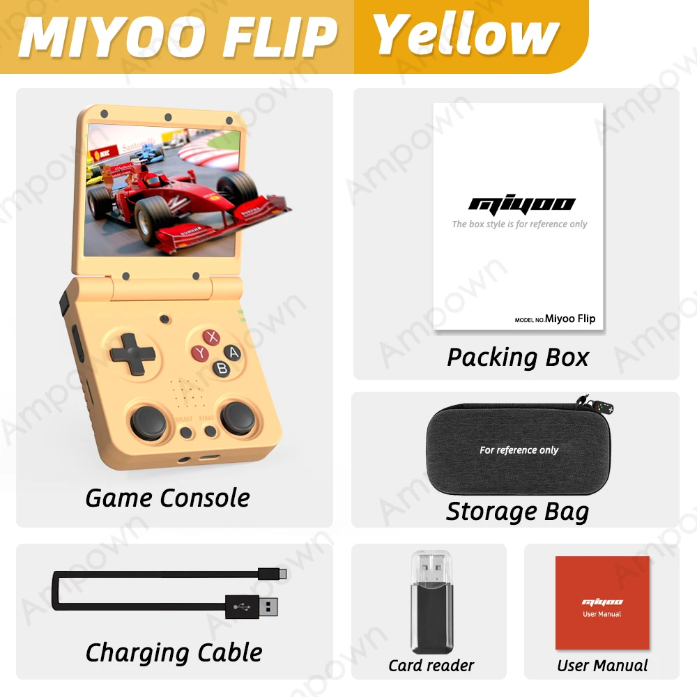 Konsol Game Saku MIYOO FLIP V2 - Retro Gaming Os Linux ulasan dan harga