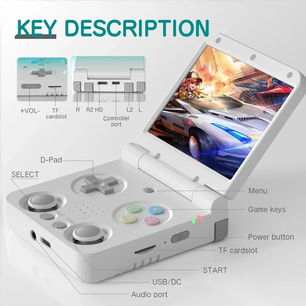 Konsol Game Saku MIYOO FLIP V2 - Retro Gaming Os Linux ulasan dan harga