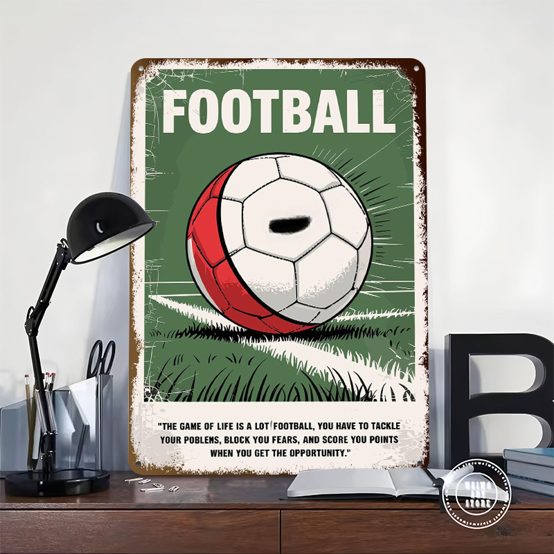Poster Kutipan Bola Sepak, Sen - Retro Gaming Quotes ulasan dan harga