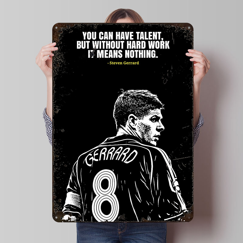 Poster Logam Kutipan Steven Ge - Retro Gaming Quotes ulasan dan harga