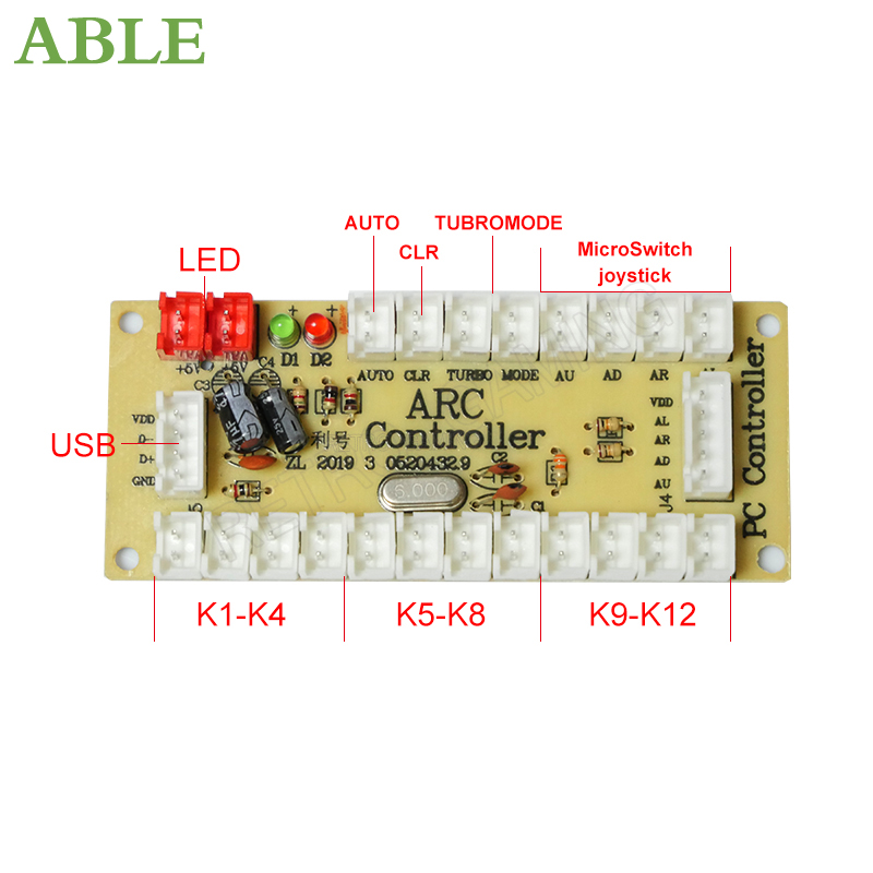 Arcade 2 Player Zero Delay Kit - Arcade Stick Joystick ulasan dan harga