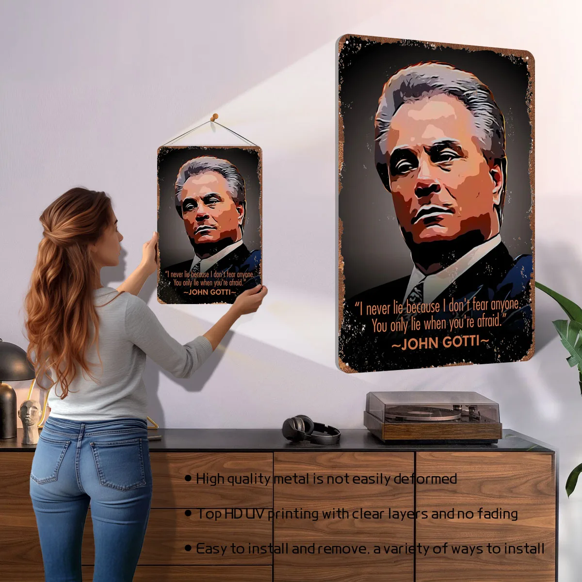 Poster Logam Kutipan Budaya Po - Retro Gaming Quotes ulasan dan harga