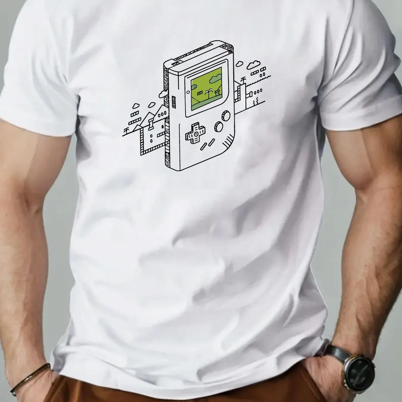 Kaos Kasual Grafis Retro Gamin - Retro Gaming Design ulasan dan harga
