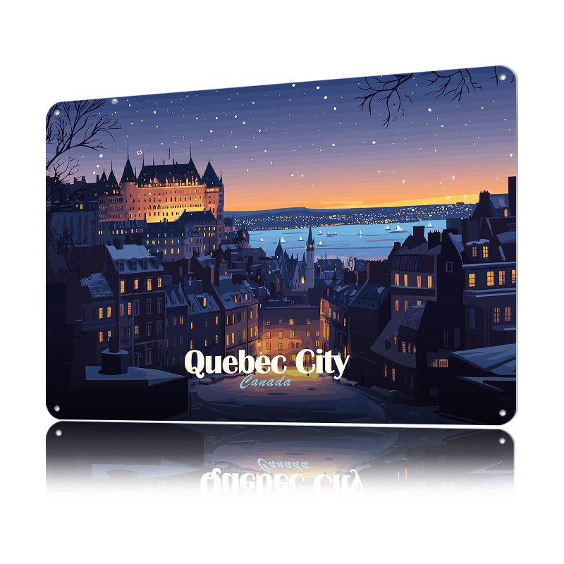 Poster Cetak Kota Quebec di Ma - Retro Gaming Quebec ulasan dan harga