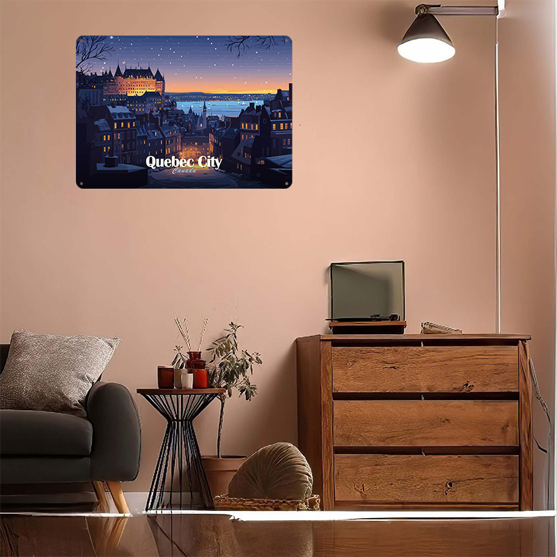 Poster Cetak Kota Quebec di Ma - Retro Gaming Quebec ulasan dan harga