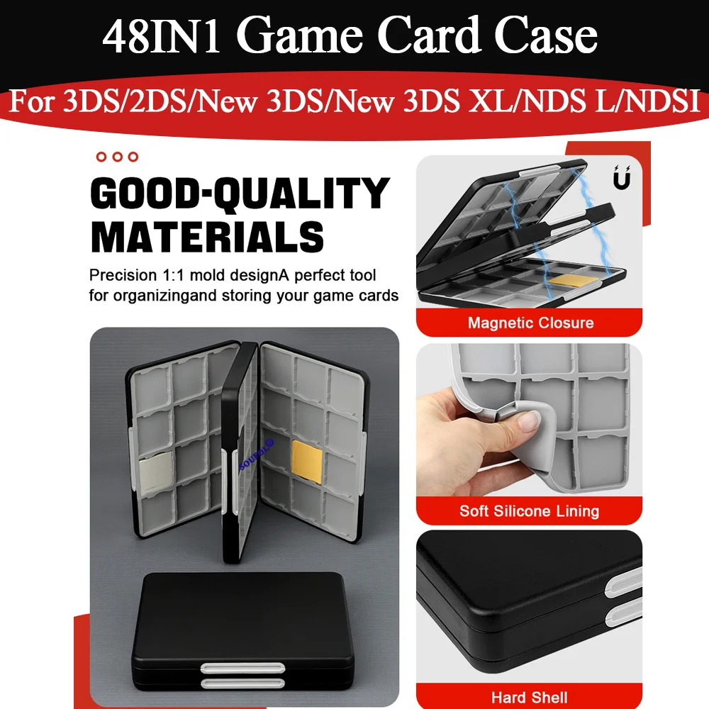 2026 Baru untuk 3DS 48IN1 Kota - Game Boy Cartridge Holder ulasan dan harga