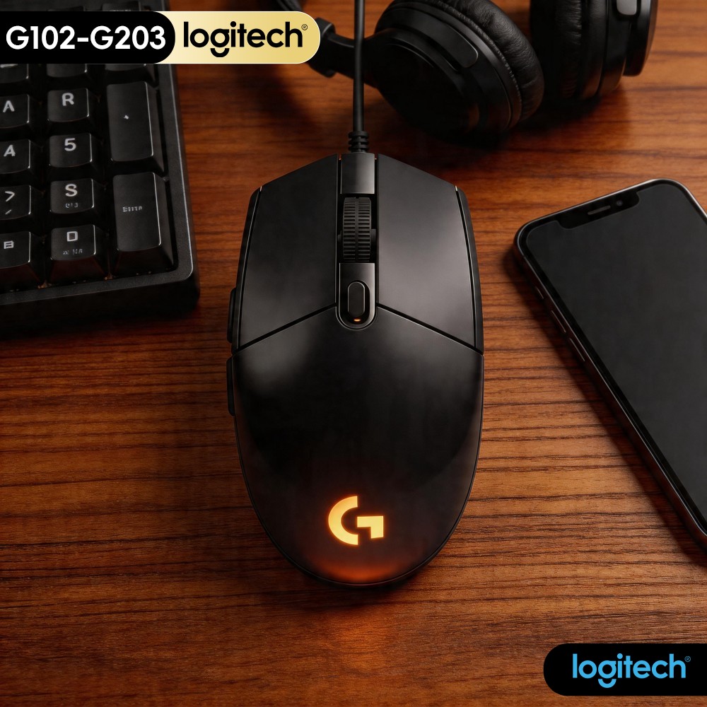 G102 Logitech G203 Gaming Mous - Logitech Mouse G203 ulasan dan harga