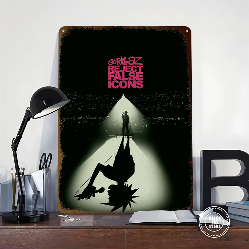Poster Cetak Gorillaz Reject F - Retro Gaming Icons ulasan dan harga