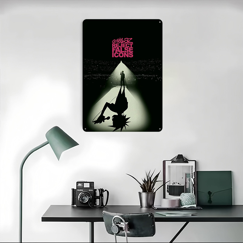 Poster Cetak Gorillaz Reject F - Retro Gaming Icons ulasan dan harga