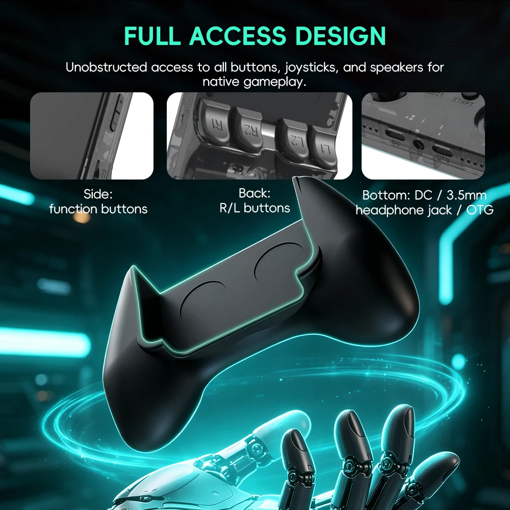 Pegangan Game Ergonomis Data F - Retro Gaming Handheld Console ulasan dan harga