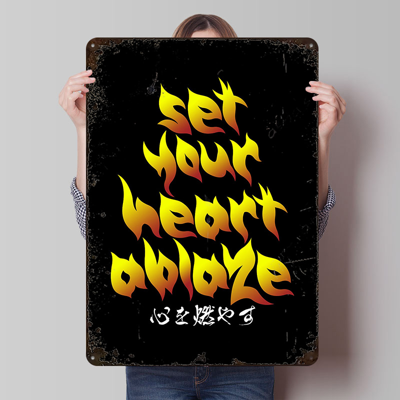 Poster Kutipan Anime Set Your  - Retro Gaming Quotes ulasan dan harga