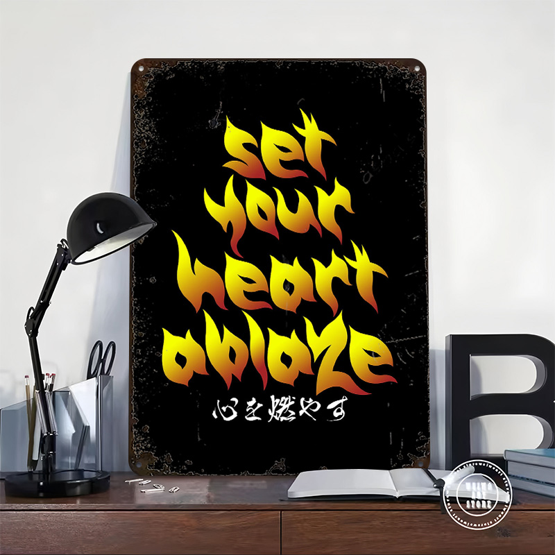 Poster Kutipan Anime Set Your  - Retro Gaming Quotes ulasan dan harga