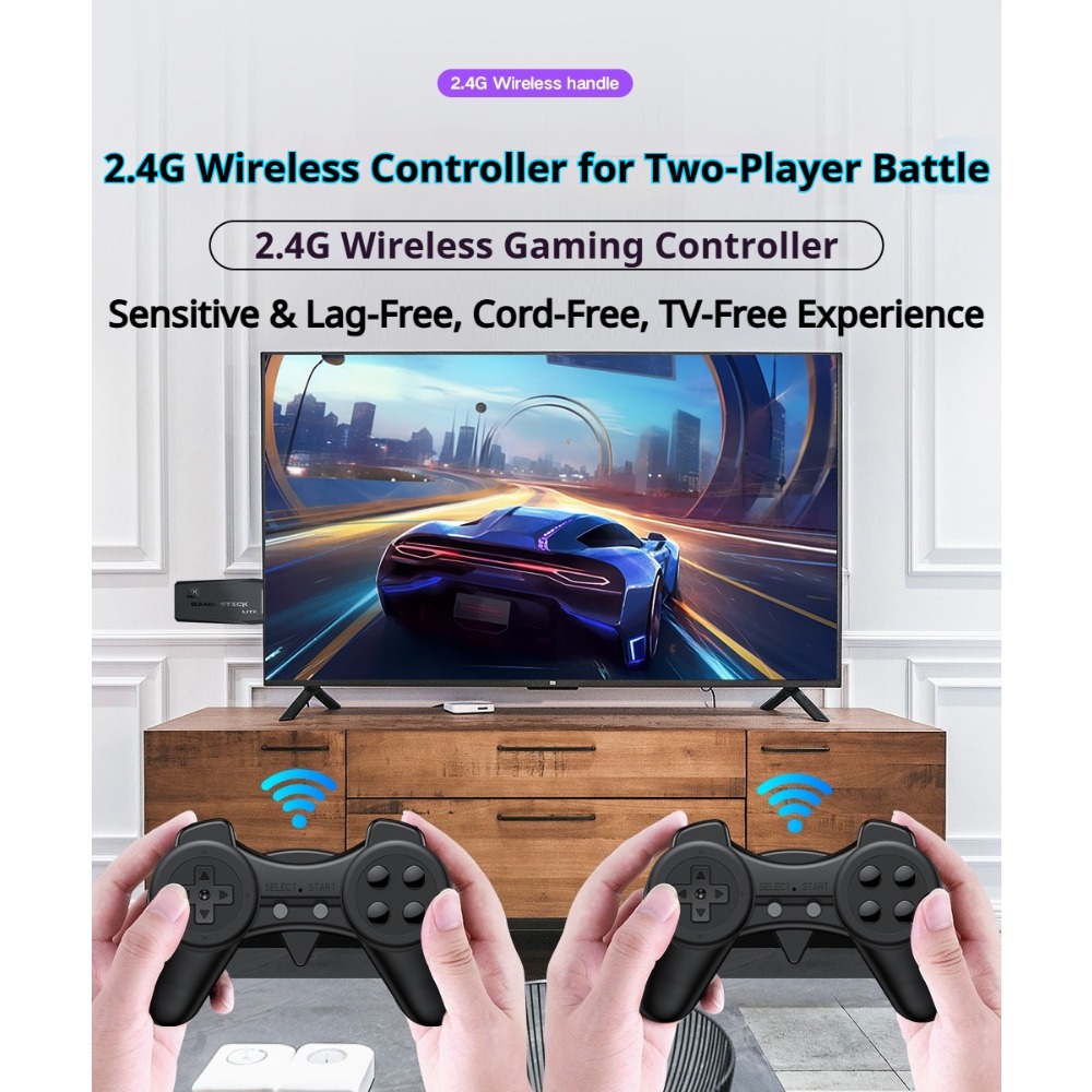 Konsol Game Stick Retro 4K Por - Retro Gaming La ulasan dan harga
