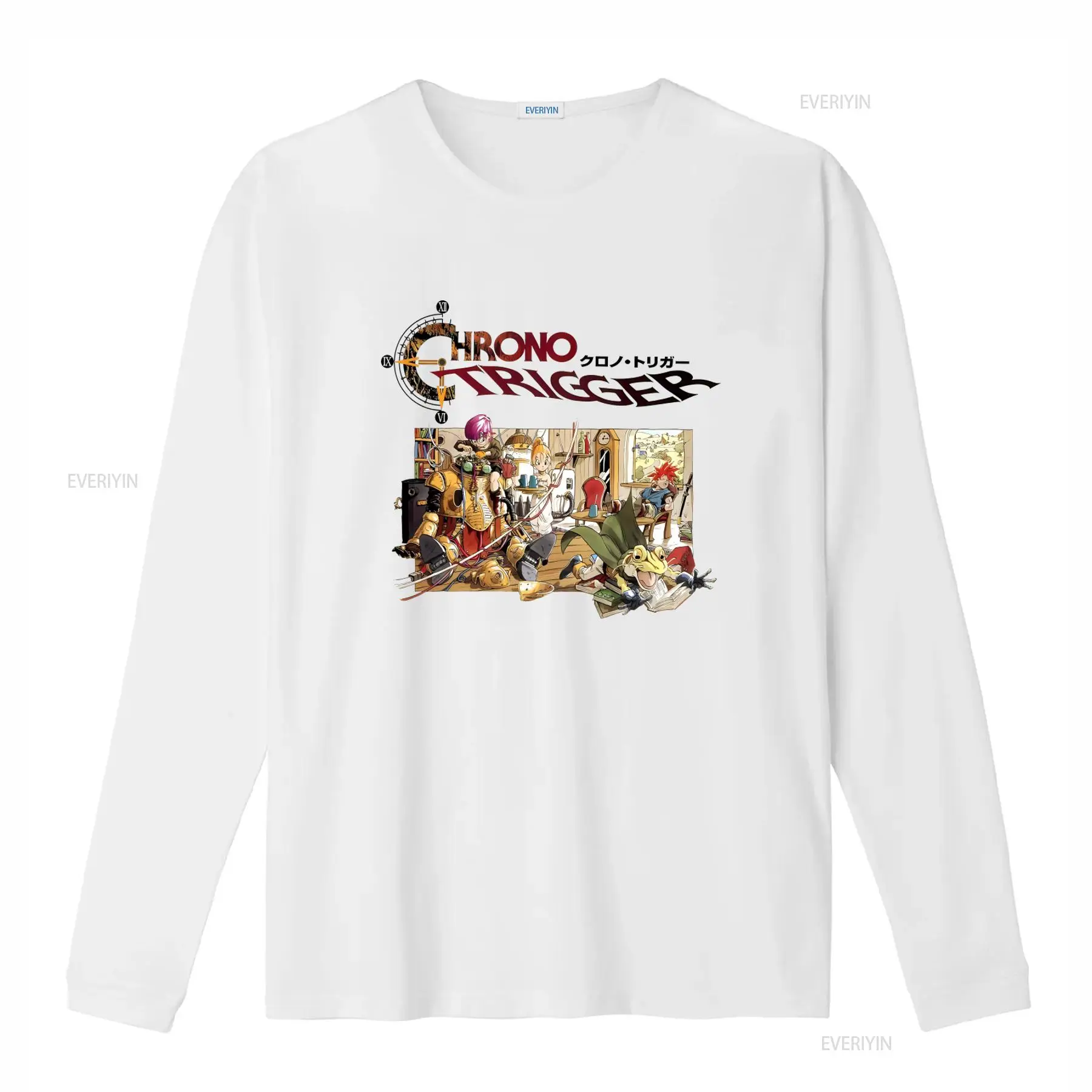 Kaos Logo Video Game Chrono Tr - Retro Gaming Design ulasan dan harga