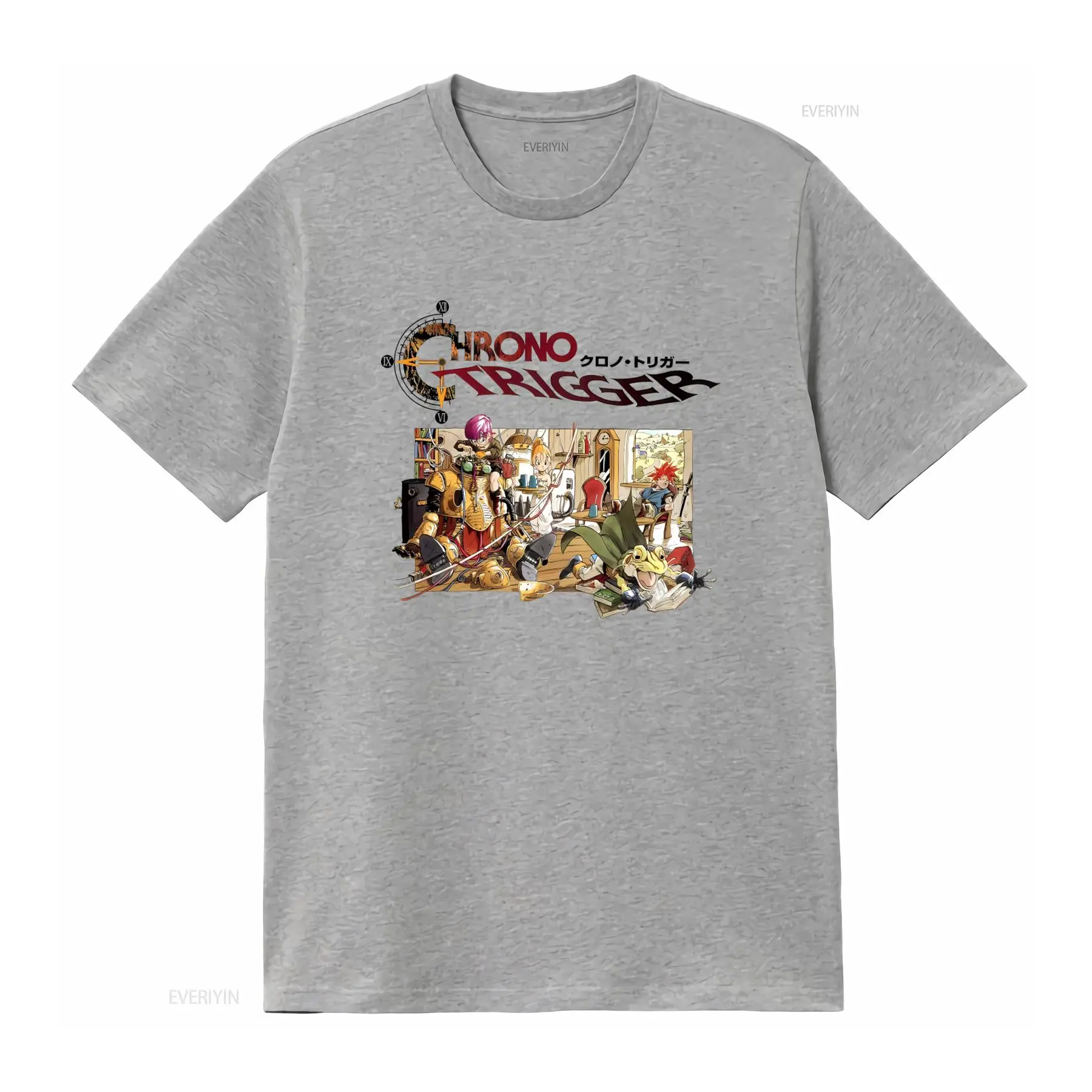 Kaos Logo Video Game Chrono Tr - Retro Gaming Design ulasan dan harga