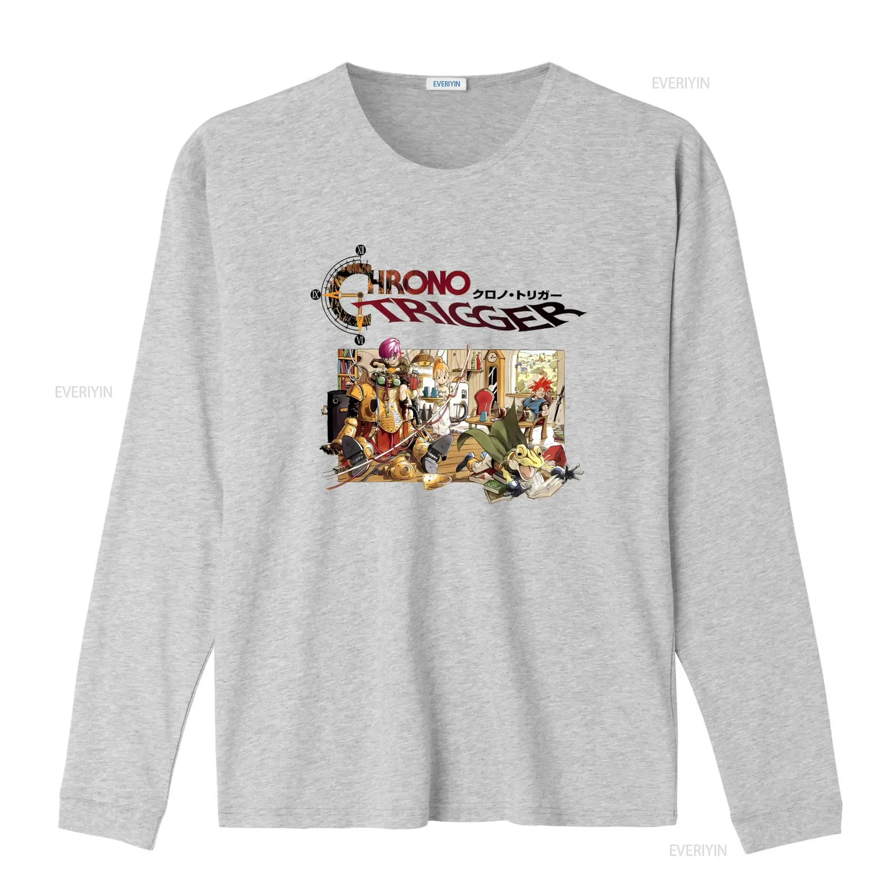 Kaos Logo Video Game Chrono Tr - Retro Gaming Design ulasan dan harga