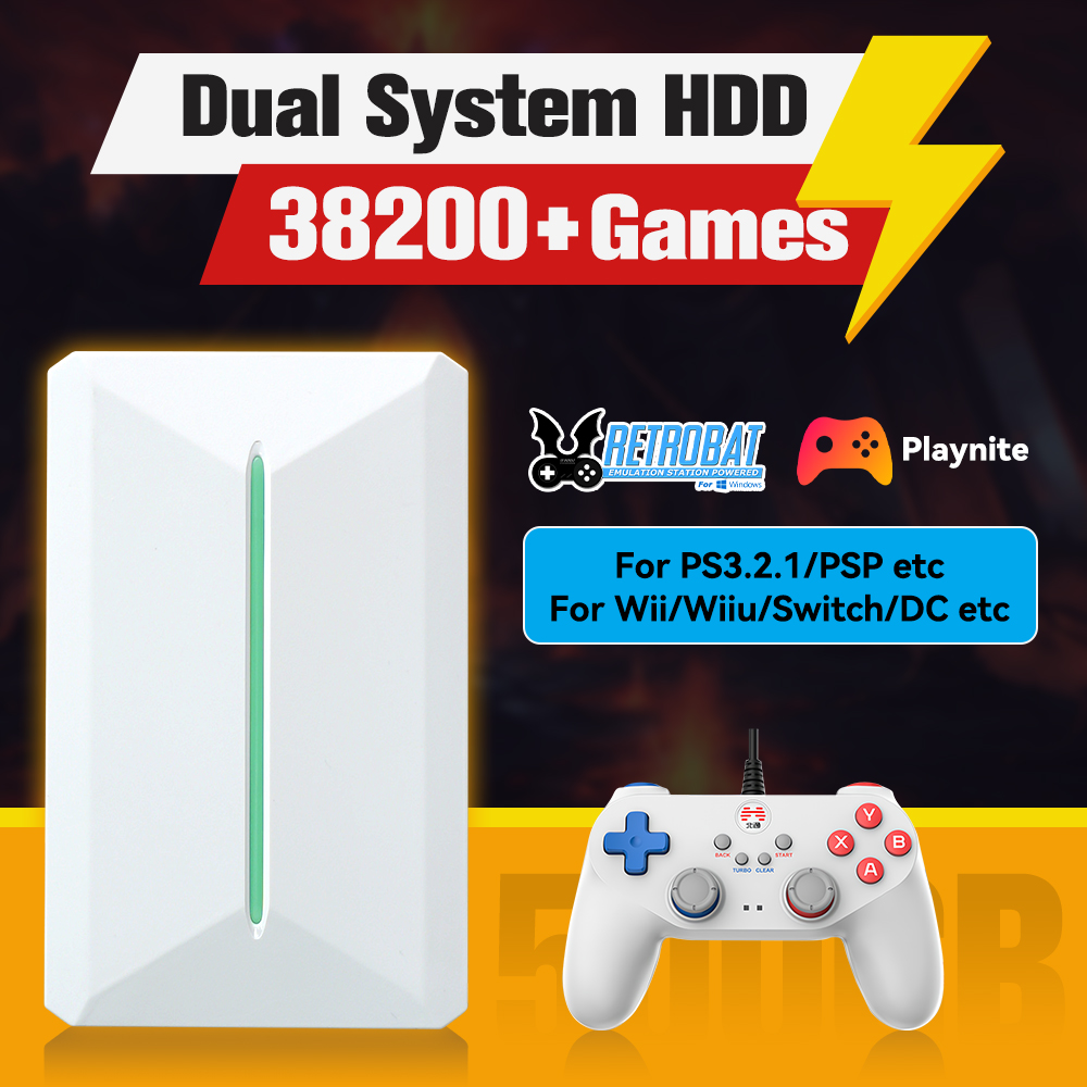 Sistem Retrobat & Playnite HDD - Retro Gaming Design ulasan dan harga