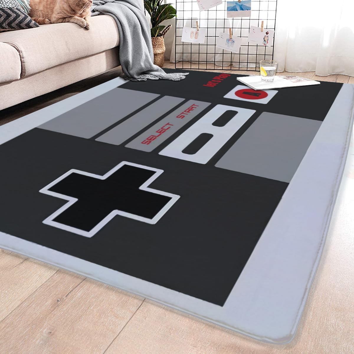 Karpet Bertema Pengontrol NES  - Retro Gaming Quotes ulasan dan harga