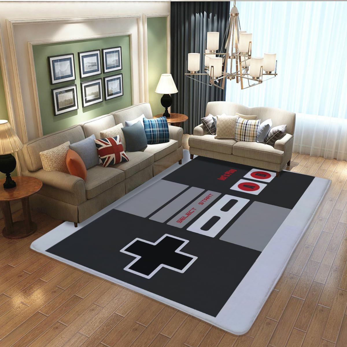 Karpet Bertema Pengontrol NES  - Retro Gaming Quotes ulasan dan harga