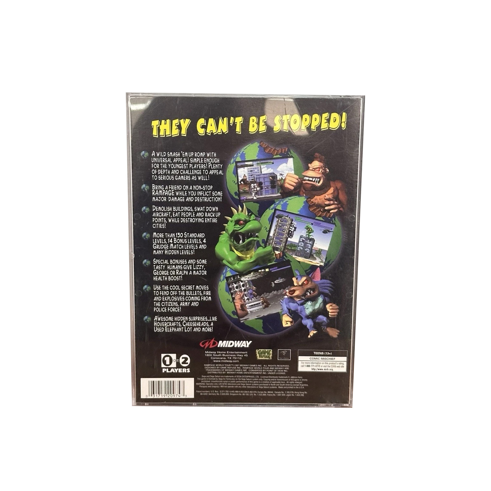 Saturn Copy Disc Game Rampage  - Retro Gaming Expo ulasan dan harga