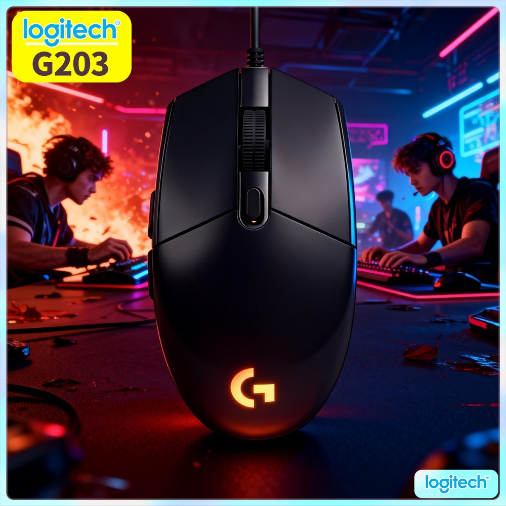 Logitech G203 Mouse Gaming Ber - Logitech Mouse G203 ulasan dan harga