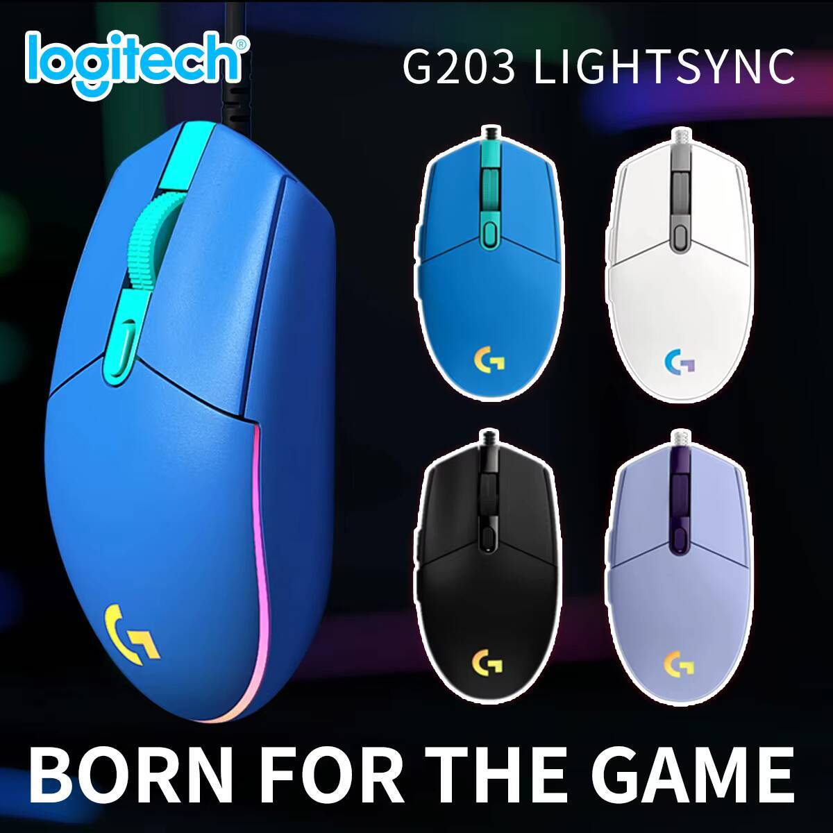 Logitech G203 Gaming Mouse LIG - Logitech Mouse G203 ulasan dan harga