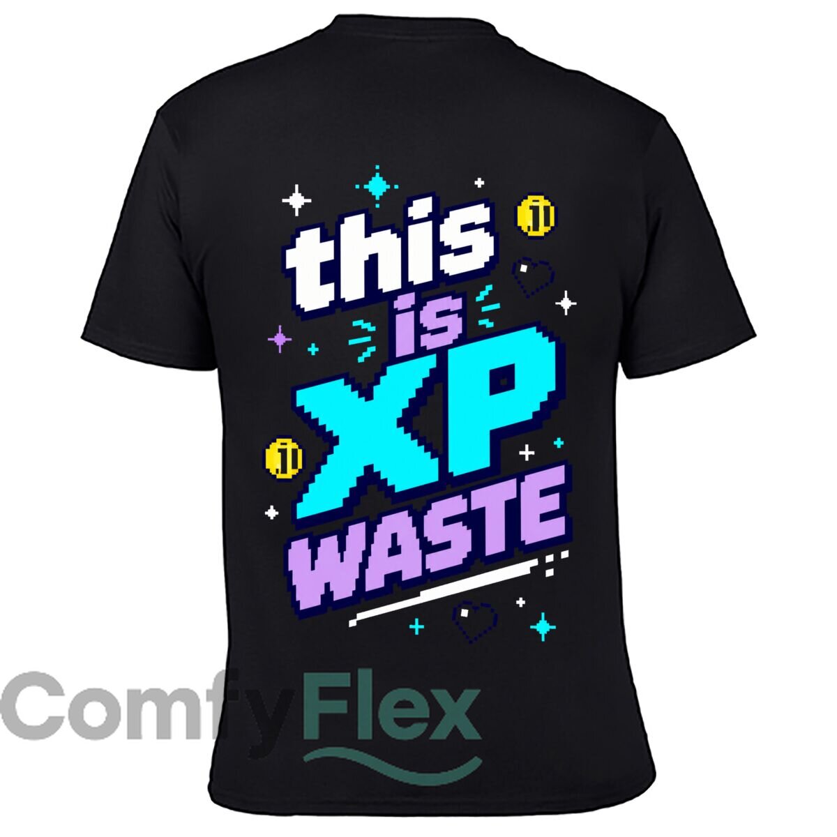 Kaos Kasual Retro Pixel Gaming - Retro Gaming Quotes ulasan dan harga