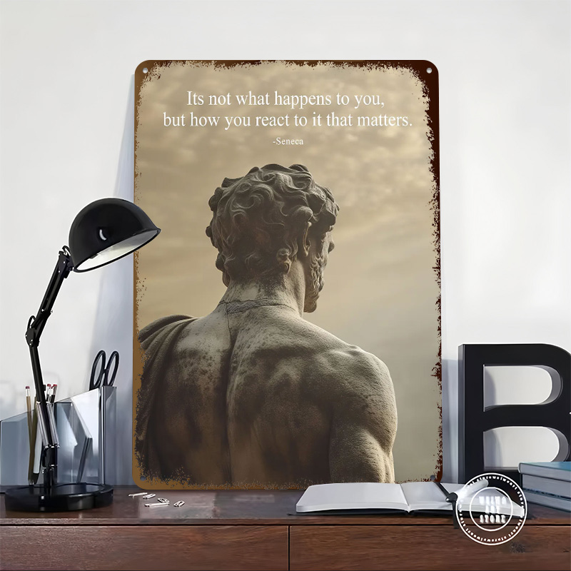 Poster Seneca Stoic Quote dari - Retro Gaming Quotes ulasan dan harga