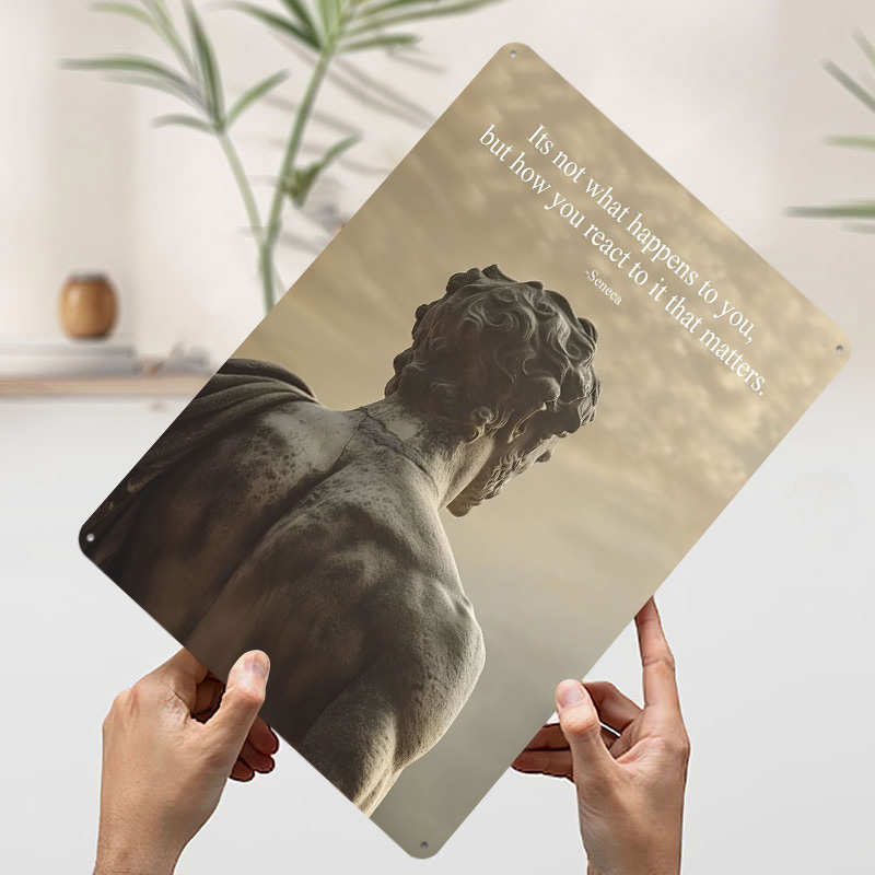 Poster Seneca Stoic Quote dari - Retro Gaming Quotes ulasan dan harga