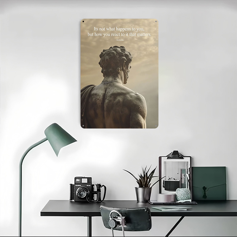 Poster Seneca Stoic Quote dari - Retro Gaming Quotes ulasan dan harga