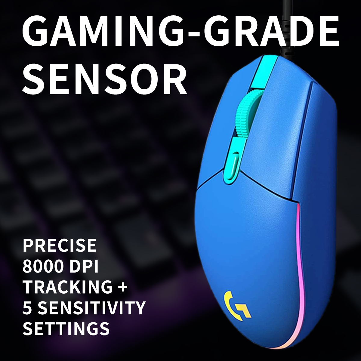 Mouse gaming berkabel Logitech - Logitech Mouse G203 ulasan dan harga