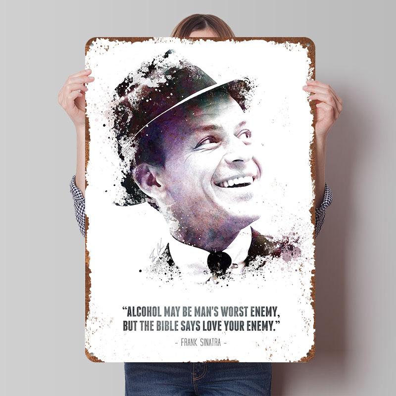 Frank Sinatra dan Kutipannya.  - Retro Gaming Quotes ulasan dan harga