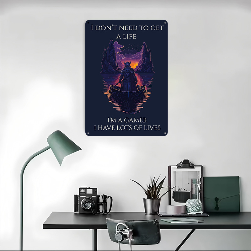 Poster Cetak Kutipan Game Kust - Retro Gaming Quotes ulasan dan harga