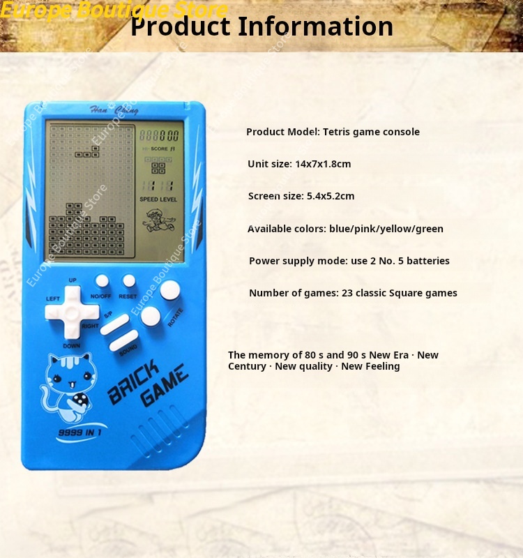 Konsol Game Genggam Layar Besa - Retro Gaming Handheld Console ulasan dan harga