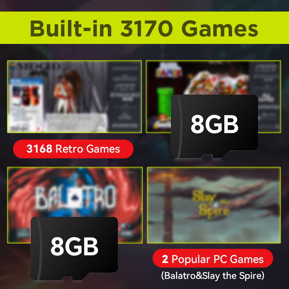 Kartu TF Game 8GB dengan 3170  - Retro Gaming Mini Pc ulasan dan harga