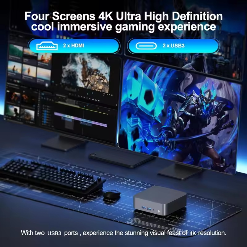 2026 Intel N150 Mini PC Komput - Retro Gaming Mini Pc ulasan dan harga